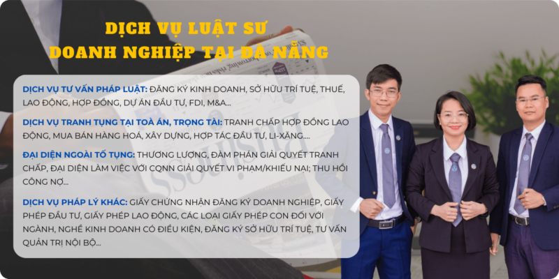 Dịch vụ Luật sư doanh nghiệp tại Đà Nẵng